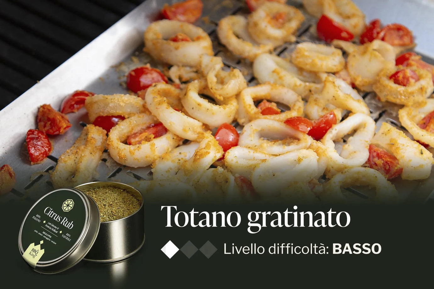 Anelli di Totano Gratinati al BBQ