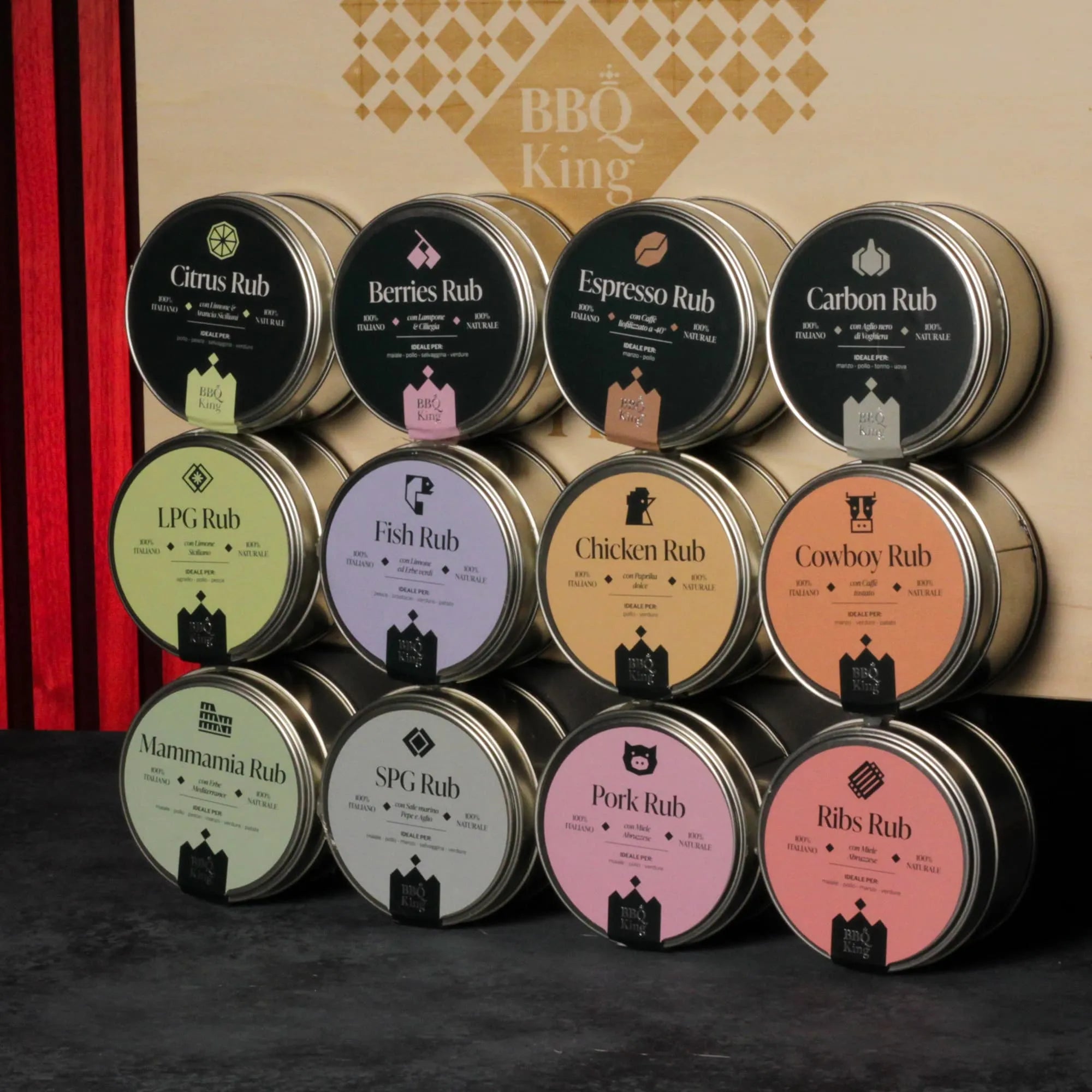 Fire Box Rub Combo 12 Pack