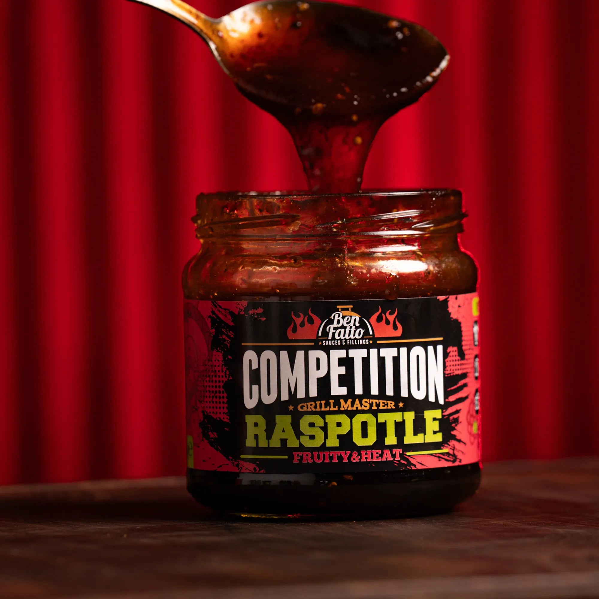 Salsa BBQ con Lamponi e Chipotle