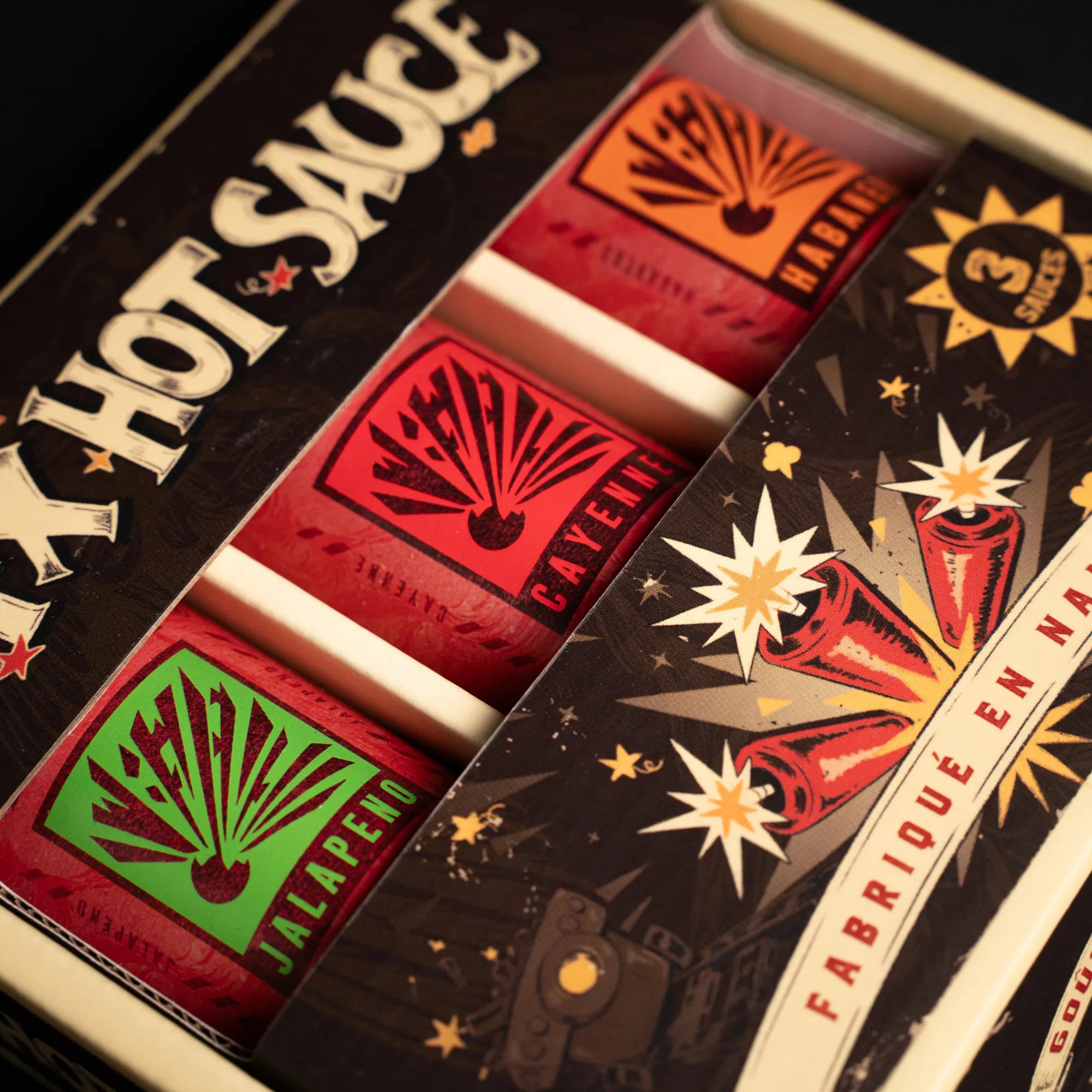 Box salse piccanti 3 x 90ml