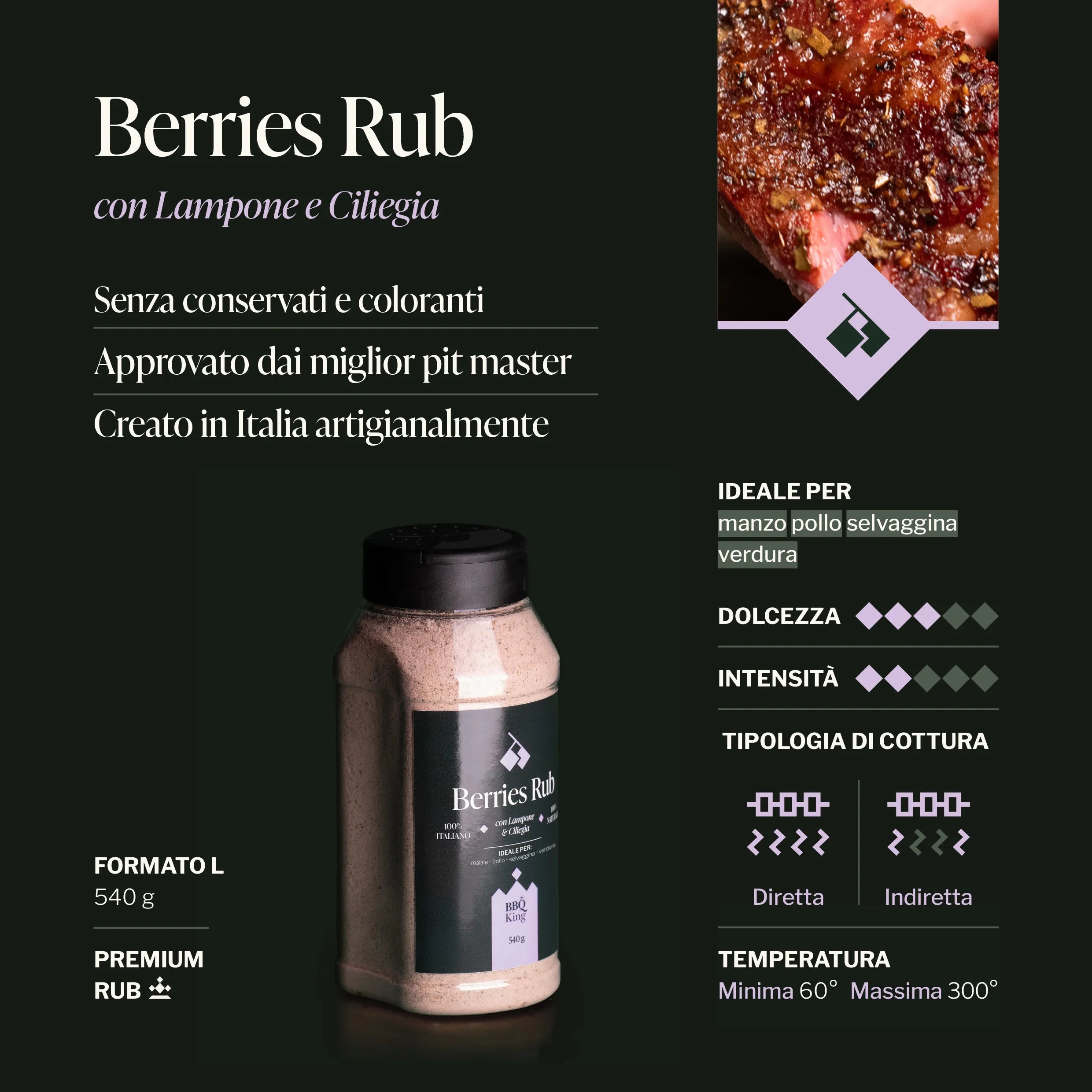 Berries Rub 540g