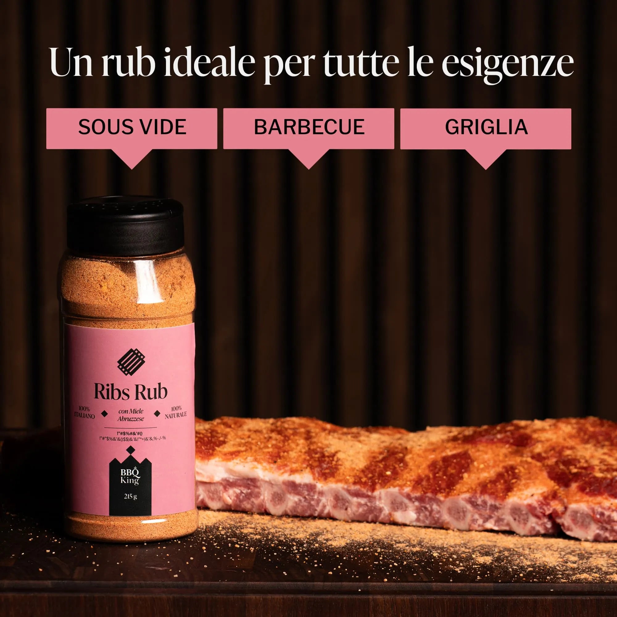 BEBO BBQ RIBS RUB 500g - BBQ RUB COSTINE - Iscela Di Spezie Per - Foto 4