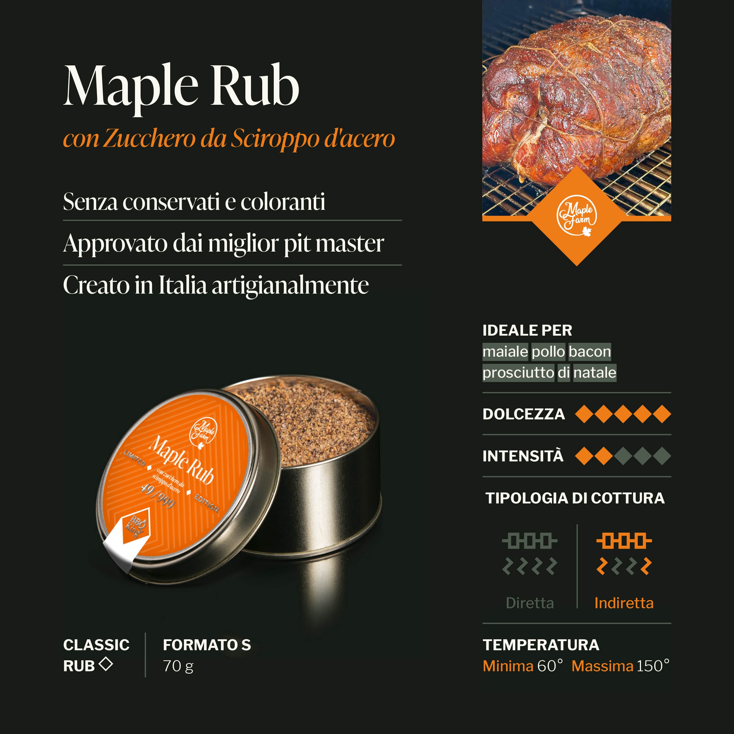 Maple Rub 70g
