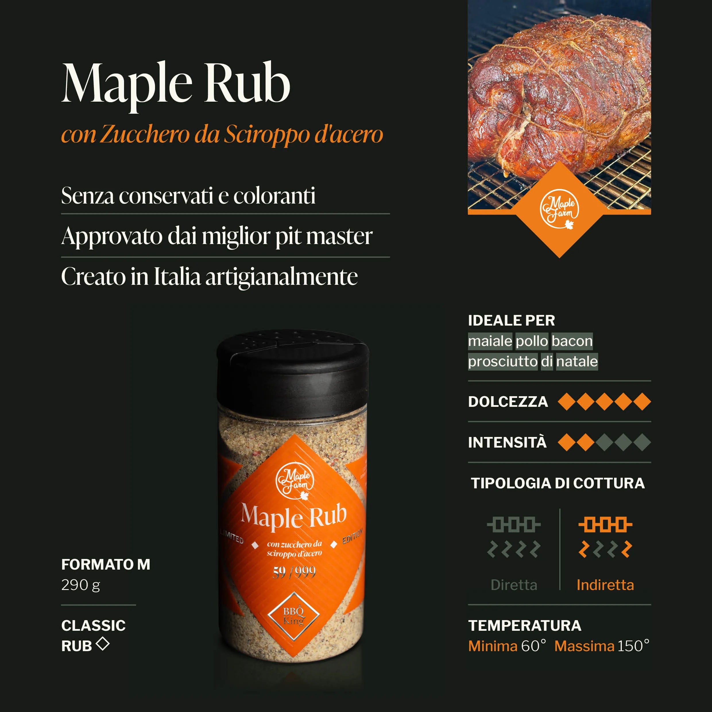 Maple Rub 290g