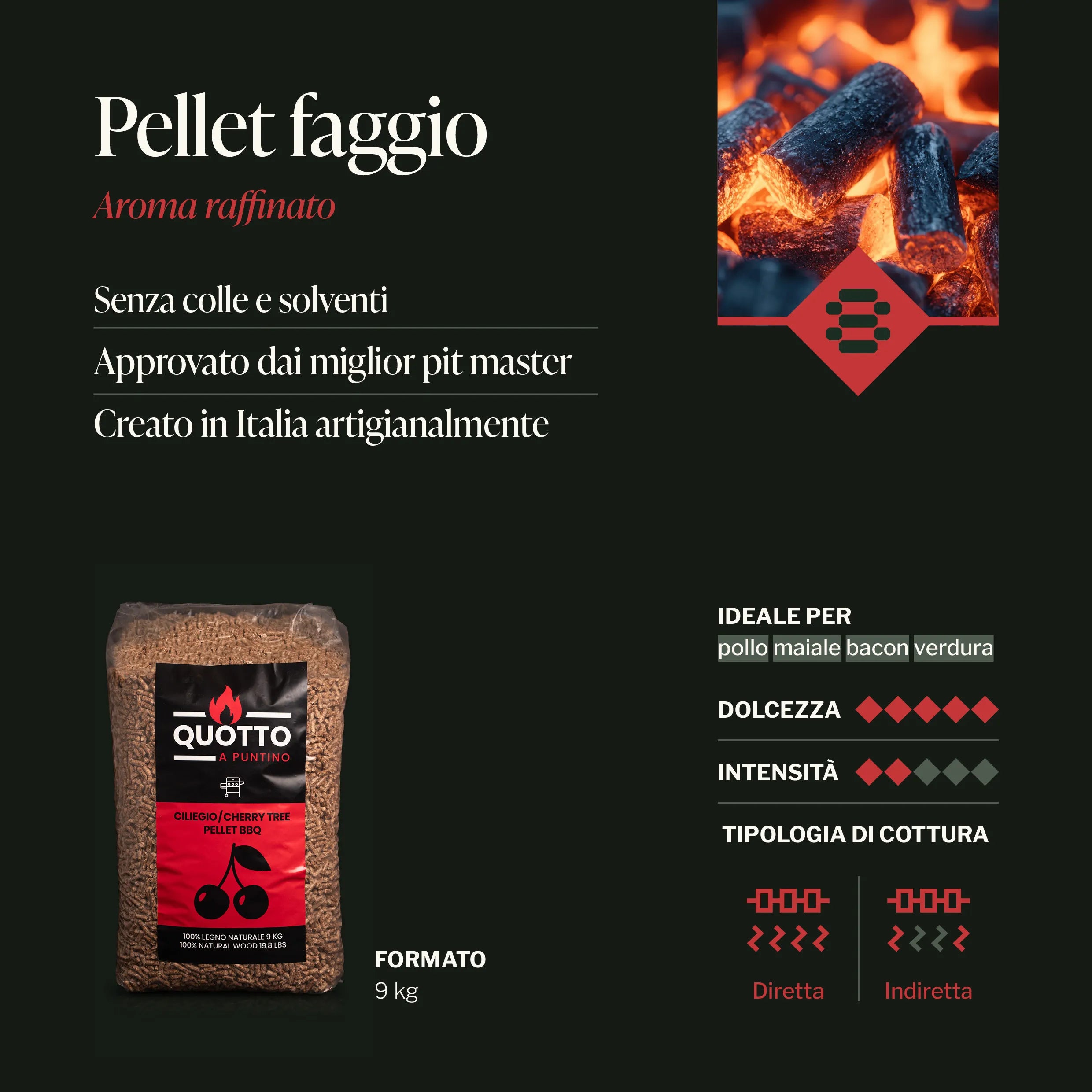 Pellet Ciliegio 9kg