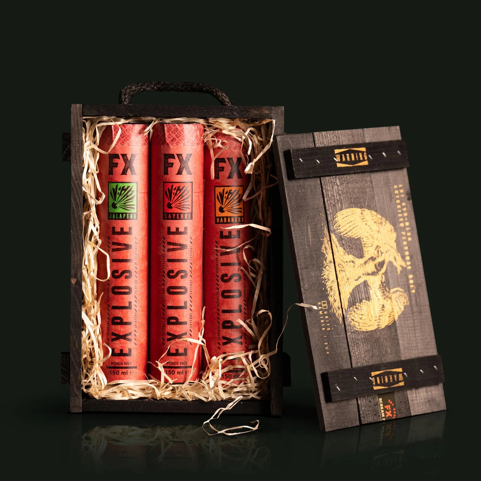 Grande Box salse piccanti 3 x 150ml